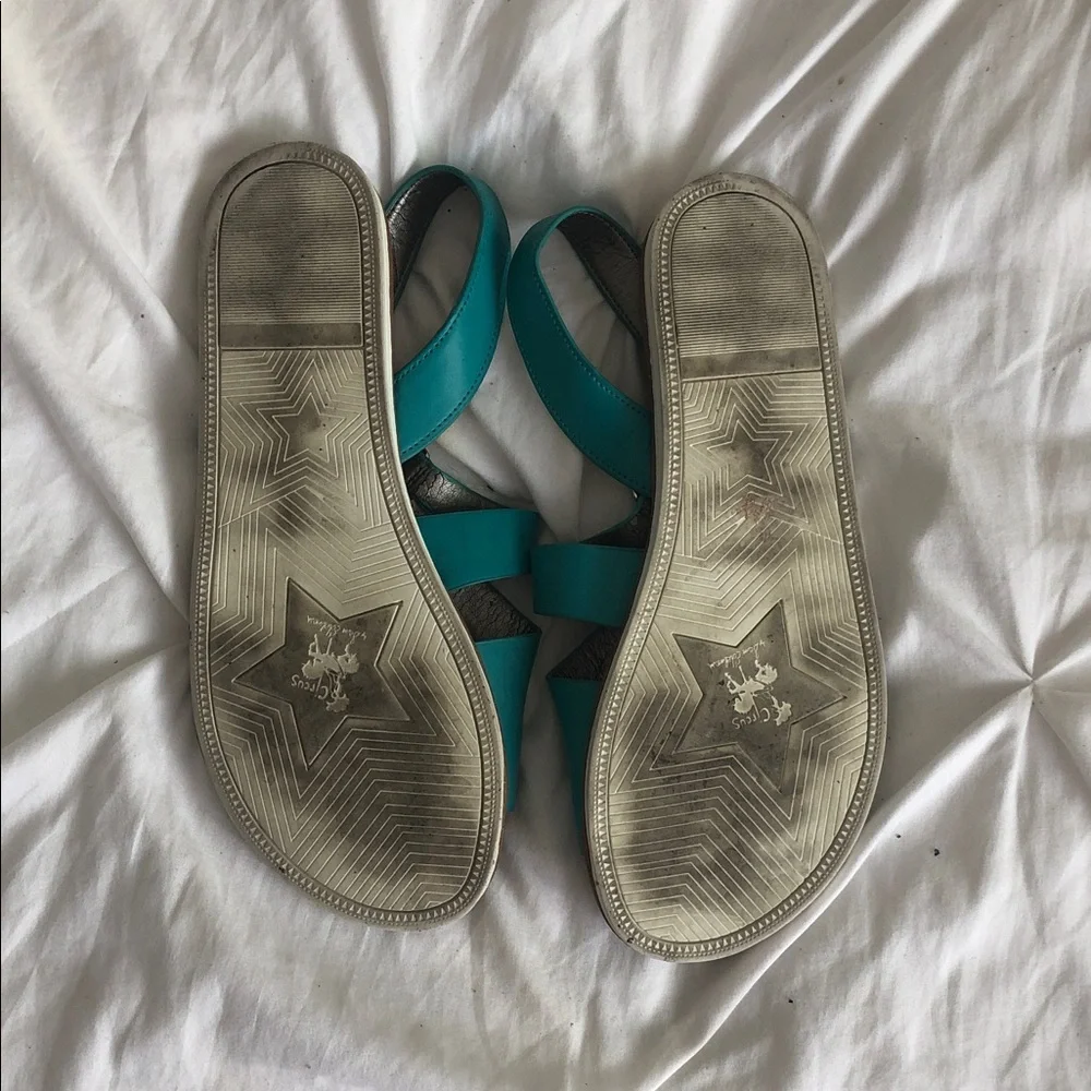 Circus by Sam Edelman teal strappy
